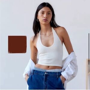 Women's Out From Under Jackie Seamless Cropped Halter Top